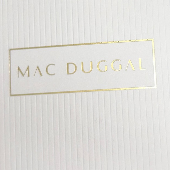 Mac Duggal Black Sleeveless Plunge Maxi Dress - Picture 5 of 5